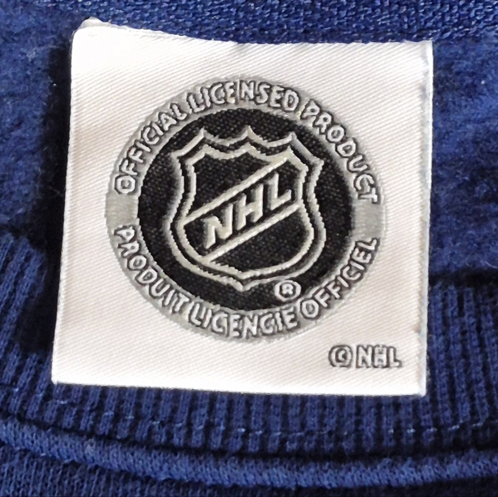 Vancouver Canucks NHL Colourblock Crewneck Sweatshirt Hockey Pullover Apparel M - Picture 7 of 11